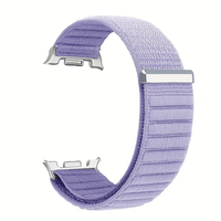 Bracelet de remplacement en nylon à motif ondulé de 20 mm pour montre intelligente 8. Matériau respirant, réglable, 9 couleurs, livraison rapide