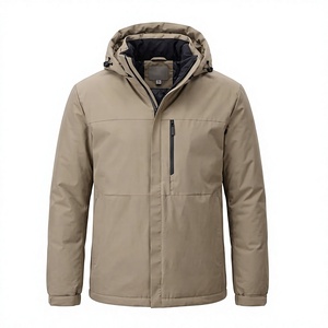 Chaqueta de Invierno Personalizada con Logotipo para Hombre/Unisex, con Cremallera, Capucha, Impermeable, Cortavientos, Acolchada, Estilo Urbano, para Exteriores - Product Image 1
