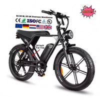 Vélo électrique V8 Pro Plus 2024, nouveau design, 48V, 24 pouces, 750W, 1000W, vélo électrique de ville, vélo électrique de montagne, vélo électrique à pédales