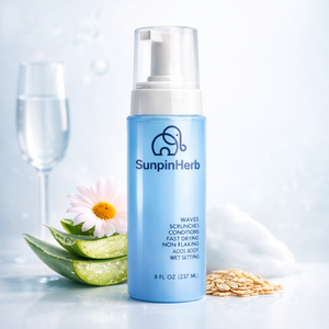 Mousse Coiffante Végétale pour Tresses, Locs et Boucles Afro – Séchage Rapide, Sans Résidus, Anti-Frisottis, Brillance, Tenue Moyenne, Épaississante – Fabrication OEM - Product Image 1