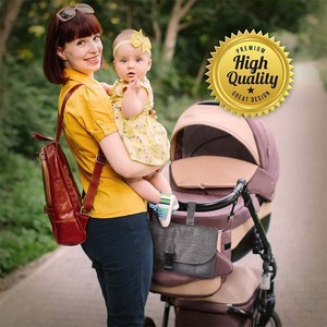 Waterproof Diaper <b>Changing</b> Pad Oxford Cloth Blue Grey For Baby Travel Use - Product Image 5