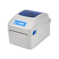 Gprinter GP-1424D Printer Label Thermal 4 Inci 203dpi USB 200mm/s SDK untuk Label Pakaian Logistik Pengiriman Ekspres