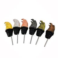 Verseur rapide personnalisé en acier inoxydable, motif Dragon Animal, pour bouteilles d'alcool, liqueurs, vin et shots, avec fonction d'aération