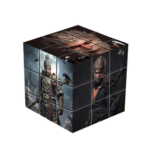 Kích thước lớn tùy chỉnh in đầy đủ 3x3 nhựa ma thuật Cube nhà sản xuất - Product Image 5