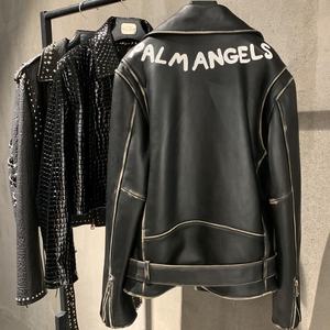 Chaquetas vintage de moda 2024, chaqueta de cuero para motocicleta, ropa de invierno para niña para mujer - Product Image 2