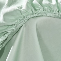 Parure de lit de luxe OEKO en fibre de bambou 100% de qualité supérieure, super douce et rafraîchissante, 300TC, couleur turquoise, avec sac de rangement