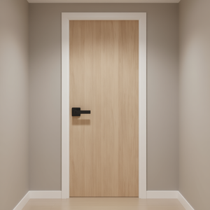 Maniglia Moderna Nera Opaca Reversibile per Porta Interna Camera da Letto, Design a Leva Quadrata Ambidestra D0100X3I4F6 - Product Image 2