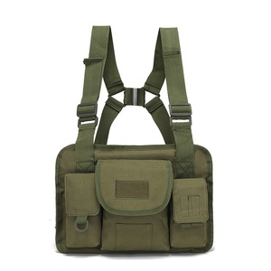 남성용 기능성 위장 가슴 가방 패션 힙합 조끼 Streetwear 가방 허리 팩 가슴 장비 가방 - Product Image 5