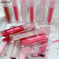 Gloss à lèvres en tube carré de luxe, marque privée, brillant mat, haute pigmentation, maquillage pour les lèvres, satiné, longue durée, rouge à lèvres liquide végétalien