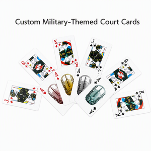 Cartes à Jouer Personnalisées Écologiques à Motif Camouflage – Durables pour <span class=keywords><strong>le</strong></span> Tarot et l'Usage Familial - Product Image 3