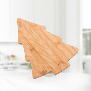 เขียงไม้ไผ่รูปต้นไม้ 27.5X20X1 ซม. กันลื่น สำหรับหั่นผลไม้ ใช้ในบ้าน - Product Image 3