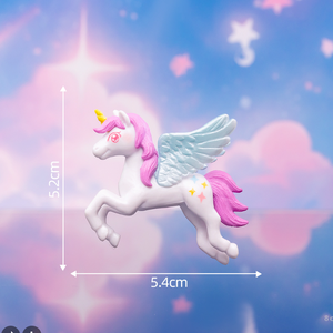 2025 Neues Design Cartoon Figuren Harz Handwerk 3D <span class=keywords><strong>Einhorn</strong></span> Harz Ornamente für Kuchen Auto Dekorationen DIY Wohn accessoires - Product Image 6