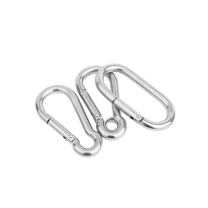 Mousqueton à ressort en acier inoxydable 304 316 avec anneau de verrouillage rapide pour laisse de chien et porte-clés de sécurité - Product Image 4