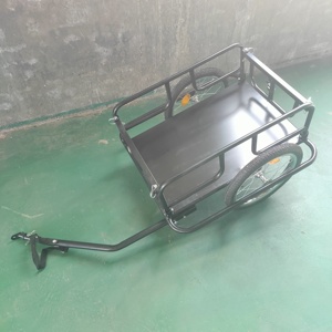 Phẳng Nhôm Tiện Ích Hàng Hóa Xe Đạp Trailer Kéo Phía Sau Phổ Xe Đạp Coupler Gấp Khung Nhiều Màu Sắc - Product Image 5