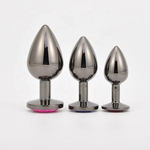 Schwarzer Metall <span class=keywords><strong>Anal</strong></span> <span class=keywords><strong>Plug</strong></span> glatter Schmuck erotische Kugel Vibrator Metall Gesäß privaten Ball <span class=keywords><strong>Plug</strong></span> - Product Image 5