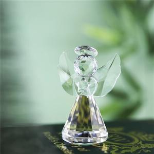Atacado Dos Desenhos Animados Anjo De Cristal Figurinhas Presente Personalizado De Vidro Mini Anjo Guardião Personagem Decoração Para Casa Estatueta De Cristal De Luxo - Product Image 6
