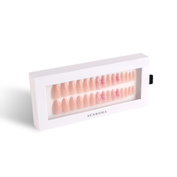 Senboma – Ongles à coller noirs : Marque privée personnalisée pour des fixations d'ongles audacieuses et sécurisées