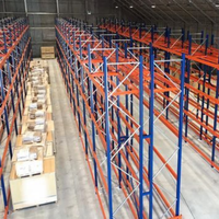 Système de rayonnage sélectif à haute capacité de charge, en acier robuste, pour entrepôt, conception modulaire, solution logistique industrielle
