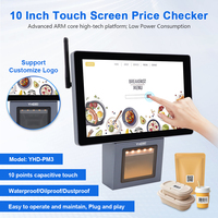 Terminal Punto de Venta Todo en Uno de 10 Pulgadas, Montaje en Pared o Escritorio, con Sistema Windows/Android, Verificador de Precios, Escáner de Código de Barras Integrado