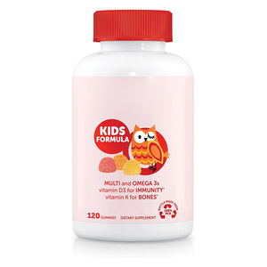 Multivitamines et fibres pour la santé digestive et l'immunité Vitamine C D3 Zinc Oméga <span class=keywords><strong>3</strong></span> Huile de poisson Gommes à base de fibres pour enfants - Product Image 1