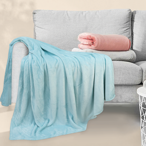 High Quality Microfiber Fleece Blankets All Seasons Multi-Color 96x140cm <b>Queen</b> <b>Size</b> Bedding Home Travel Hospital Airplane Summer - Product Image 1