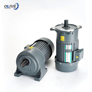 Moteur à engrenages monophasé léger, puissance 0,1 kW-1,5 kW, rapport 15-200, pour ligne d'automatisation à charge légère et petites assemblages - Product Image 1