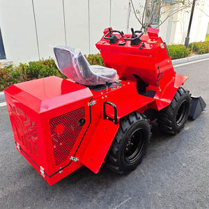 Skid Steer <span class=keywords><strong>Loader</strong></span> Mesin Diesel Mini <span class=keywords><strong>Loader</strong></span> Skid Steer <span class=keywords><strong>Loader</strong></span> yang Dikendarai dari Belakang dengan Forestry Mulcher - Product Image 6