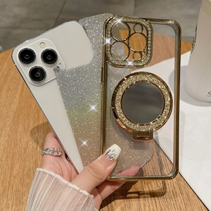 Custodia per telefono con supporto per telefono con Glitter Glitter a specchio di lusso per <span class=keywords><strong>iPhone</strong></span> 15 14 13 <span class=keywords><strong>12</strong></span> 11 <span class=keywords><strong>Pro</strong></span> <span class=keywords><strong>Max</strong></span> supporto magnetico - Product Image 4