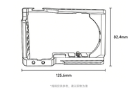 Cage de protection métallique pour appareil photo ZV-E10, conception anti-chute intégrale, base photographique multifonctionnelle extensible