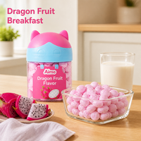 Aimo Fruit Crispy Balls - Fruitige smaak - Smelt in je mond - 14 gram koekjes - Klaar om te eten - Houdbaarheid 12 maanden