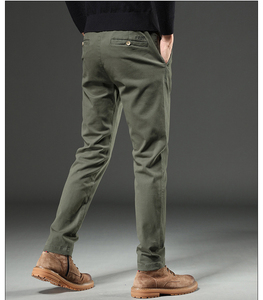 <span class=keywords><strong>Pantaloni</strong></span> da ufficio da uomo <span class=keywords><strong>pantaloni</strong></span> 100% cotone <span class=keywords><strong>Slim</strong></span> <span class=keywords><strong>Fit</strong></span> <span class=keywords><strong>pantaloni</strong></span> dritti spessi Business <span class=keywords><strong>Chino</strong></span> per gli uomini - Product Image 6