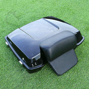 TCMT <span class=keywords><strong>para</strong></span> Harley XF290603-09 Razor Tour, compatible con maletero Pak Pack con <span class=keywords><strong>respaldo</strong></span> <span class=keywords><strong>para</strong></span> Harley Road Street Glide 1997-2013 - Product Image 1