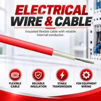 Câble électrique fiable 300 500V, double et terre, en cuivre pur, isolé PVC, norme BS6004, pour projets résidentiels