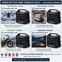 Batterie authentique Molicel P50B 36V 30000mAh 10S6P haute puissance, résistante aux basses températures (-40°C), pour planches de surf électriques (eFoil) marines