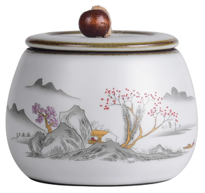 Urne funéraire en céramique pour animaux de compagnie, petite taille, pour cendres, conteneur commémoratif pour chat et chien, vente en gros, cadeau souvenir personnalisé - Product Image 1