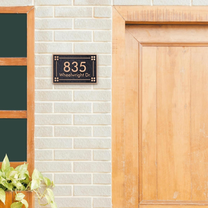 Plaques de porte en aluminium modernes personnalisées pour les numéros de maison, les appartements, les villas, les hôtels - Plaques d'adresse durables - Product Image 6