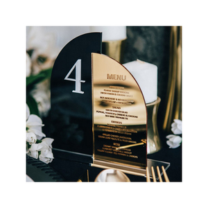Signe de numéros de <span class=keywords><strong>table</strong></span> en acrylique Signe de numéro de siège transparent Fournitures de fête et de vacances Fournitures de décoration de carte de <span class=keywords><strong>table</strong></span> en acrylique de <span class=keywords><strong>mariage</strong></span> - Product Image 1