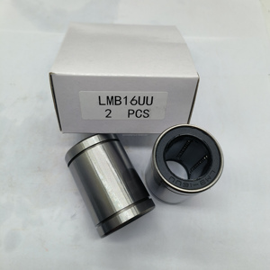 แบริ่งเชิงเส้น LMB16 LMB16UU 25.4x39.688x57.15mm ตลับลูกปืนเม็ดกลมเชิงเส้น - Product Image 1