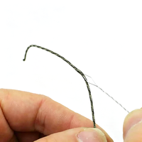 Aiguille de tressage en acier torsadé en forme de diamant pour la pêche à la carpe en gros – Idéale pour le raccordement de la ligne de pêche et des lignes sans plomb