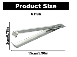 Pinces à éplucher l'ail en acier inoxydable et pinces à épiler les poils de porc/les os de poisson, outils de cuisine faciles à nettoyer pour la cuisine - Product Image 2