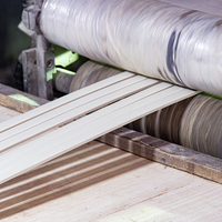 Cinta de borde de PVC para decoración de muebles, cinta de borde de plástico de melamina de madera, venta al por mayor