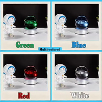 Honneur de cristal système solaire planète sphère 3D boule de cristal laser clair à facettes K9 boule de verre de cristal laser 3D personnalisée
