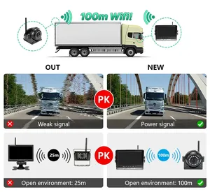 Greenyi 7 ''Độ nét cao AHD không dây DVR Monitor IR tầm nhìn ban đêm WIFI Đảo Ngược Sao lưu ghi máy ảnh cho không thấm nước 1 năm - Product Image 2