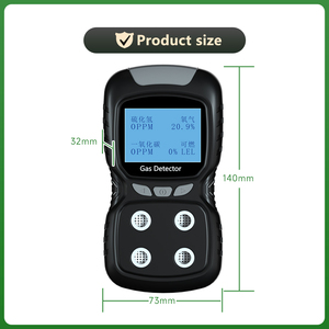 Máy báo động nồng độ khí clo cầm tay Máy phân tích khí chất lượng cao Máy phân tích khí thải di động Nitơ oxit (NO2) - Product Image 5