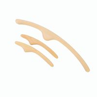 Vente chaude Gua Sha en bois naturel pour le visage méridien grattage corps ventre élimination de la Cellulite V visage Shaper produit de Massage