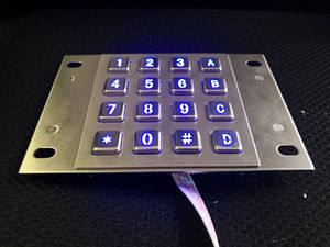 16 phím đèn nền kim loại bàn phím ATM máy bàn phím - Product Image 3