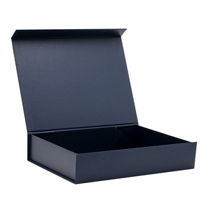 Luxury Folding Giftbox Classic Navy Blue Large Magnetic Presentation <b>Box</b> for Packing - Product Image 5