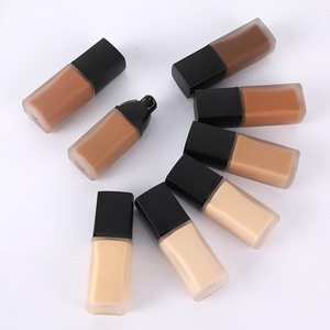 Krim <span class=keywords><strong>Foundation</strong></span> cair Matte Label pribadi 10 warna, cakupan penuh tahan air, lembab tahan lama, krim <span class=keywords><strong>Foundation</strong></span> cair Matte - Product Image 5