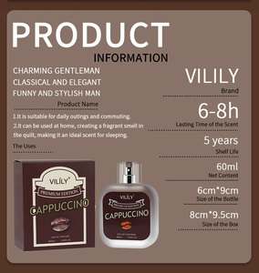 Parfum en spray longue durée pour <span class=keywords><strong>homme</strong></span>, senteur thé frais et délicieux, lait fruité et cuir, 60 ml, très vendu - Product Image 5