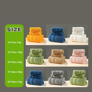 Logo personnalisé 100% <span class=keywords><strong>Serviette</strong></span> de bain en coton Séchage rapide et ultra doux 50x100cm Serviettes <span class=keywords><strong>pour</strong></span> Salon de beauté salle de bain Spa ou voyage - Product Image 2